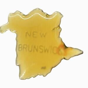 New Brunswick Canada Lapel Pin Vintage Canadian Province Souvenir